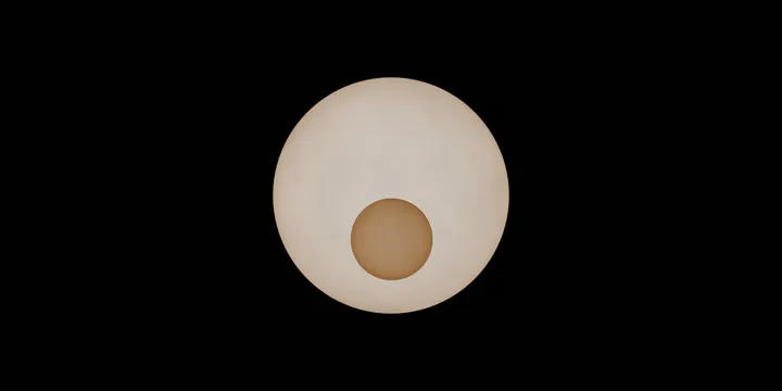 Render de la plantilla Kepler-16